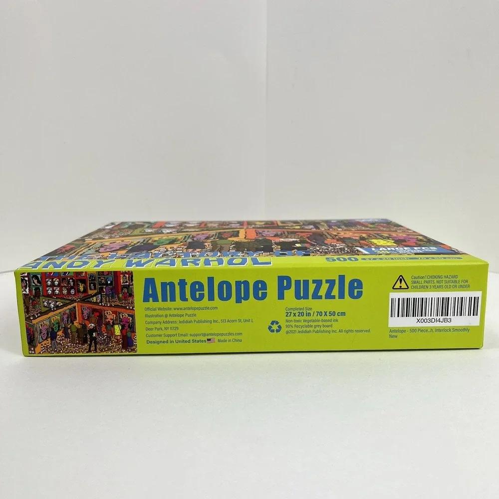 Andy Warhol The Factory 500 Pc Jigsaw Puzzle Pop Art Retro Birth Of Cool Retired